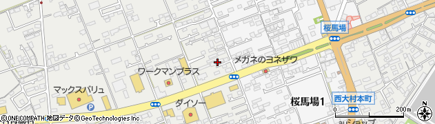 長崎県大村市古賀島町89周辺の地図