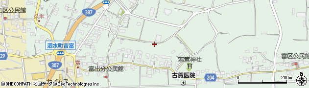熊本県菊池市泗水町吉富2462周辺の地図