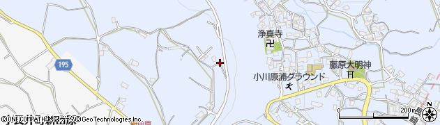 長崎県諫早市小長井町小川原浦周辺の地図