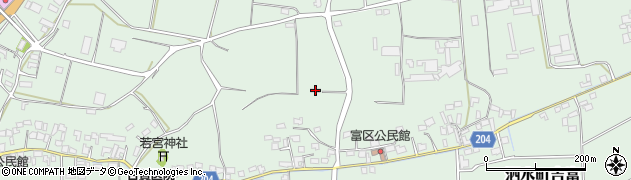 熊本県菊池市泗水町吉富2343周辺の地図