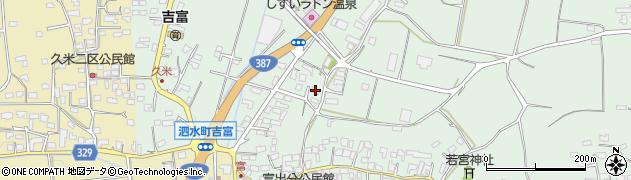 熊本県菊池市泗水町吉富2483周辺の地図