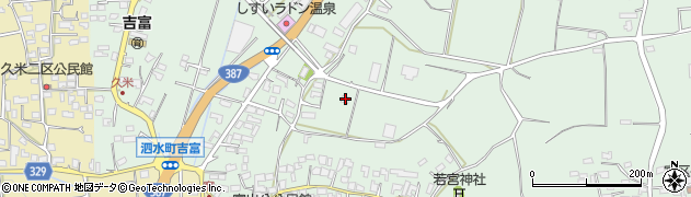 熊本県菊池市泗水町吉富2481周辺の地図