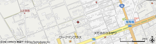 長崎県大村市古賀島町76周辺の地図