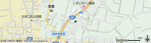 熊本県菊池市泗水町吉富2507周辺の地図