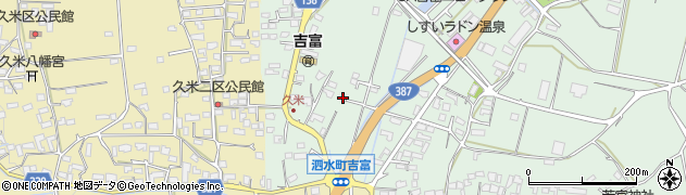 熊本県菊池市泗水町吉富2568周辺の地図