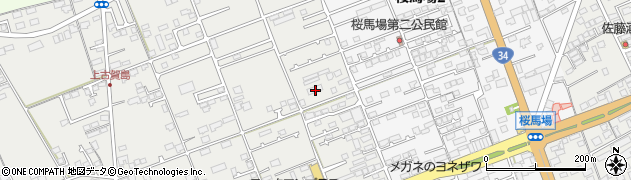 長崎県大村市古賀島町72周辺の地図