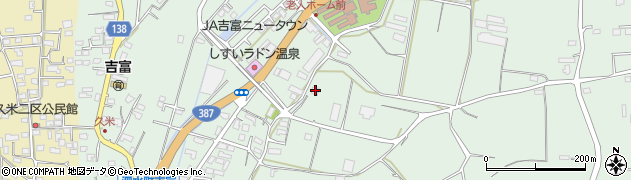 熊本県菊池市泗水町吉富2448周辺の地図