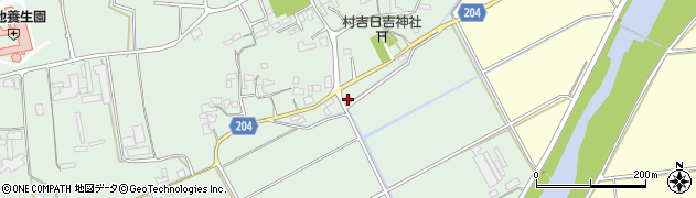 熊本県菊池市泗水町吉富763周辺の地図