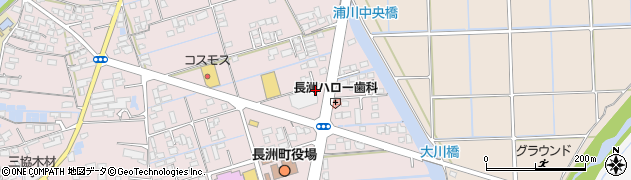 株式会社ユーマートトクナガ　ユーマートトクナガ長洲店周辺の地図