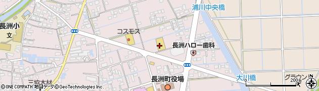 ファッションセンターしまむら長洲店周辺の地図