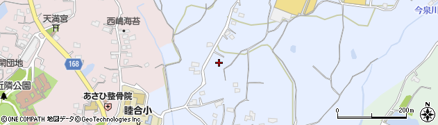 熊本県玉名市岱明町上周辺の地図