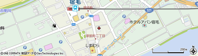 豚太郎 宿毛店周辺の地図