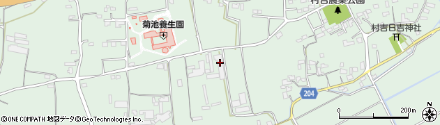 熊本県菊池市泗水町吉富494周辺の地図