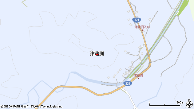 〒787-0161 高知県四万十市津蔵渕の地図