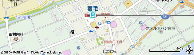 高知県宿毛市駅前町周辺の地図
