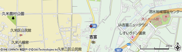熊本県菊池市泗水町吉富2688周辺の地図