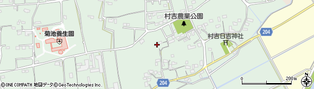 熊本県菊池市泗水町吉富579周辺の地図