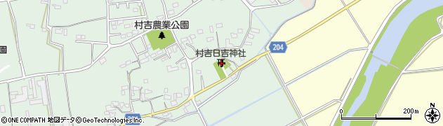熊本県菊池市泗水町吉富681周辺の地図
