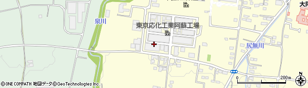 東京応化工業株式会社　阿蘇工場周辺の地図