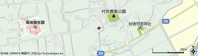 熊本県菊池市泗水町吉富576周辺の地図