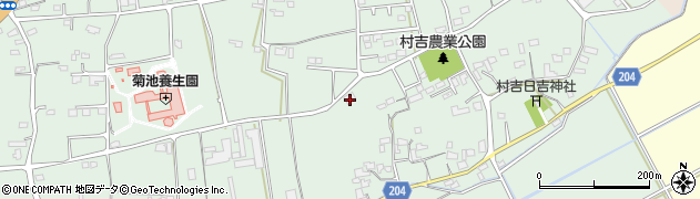 熊本県菊池市泗水町吉富566周辺の地図