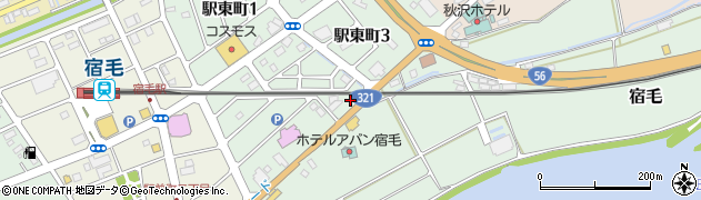 高知県宿毛市駅東町4丁目1302周辺の地図