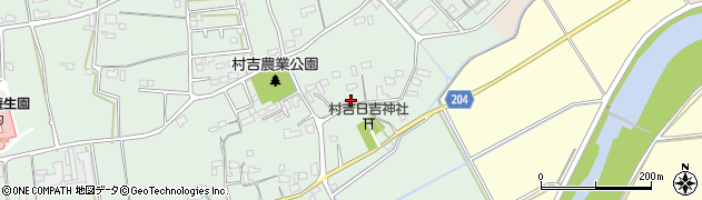 熊本県菊池市泗水町吉富691周辺の地図