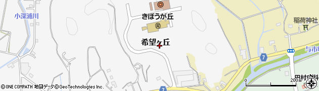 高知県宿毛市希望ヶ丘周辺の地図
