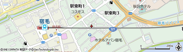 高知県宿毛市駅東町4丁目周辺の地図