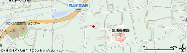 熊本県菊池市泗水町吉富2161周辺の地図