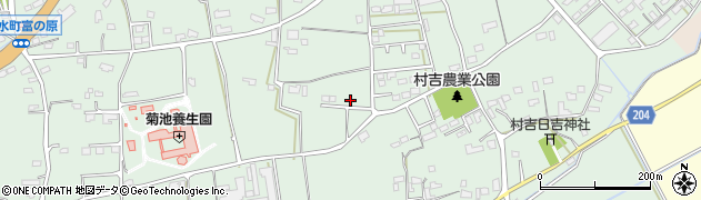 熊本県菊池市泗水町吉富413周辺の地図