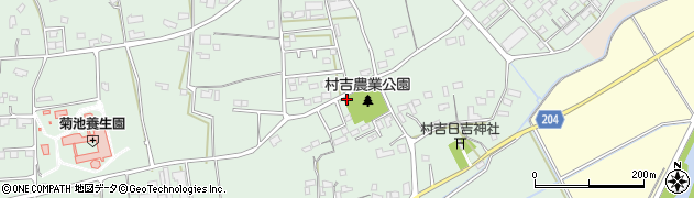 熊本県菊池市泗水町吉富595周辺の地図