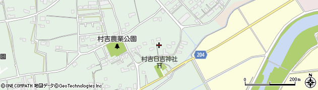 熊本県菊池市泗水町吉富722周辺の地図