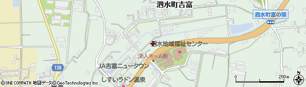 熊本県菊池市泗水町吉富2842周辺の地図