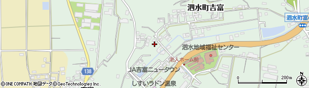 熊本県菊池市泗水町吉富2803周辺の地図