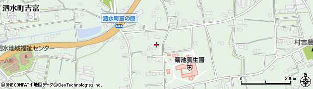 熊本県菊池市泗水町吉富2168周辺の地図