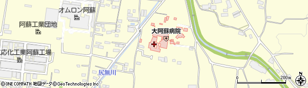 大阿蘇病院 訪問リハビリテーション周辺の地図