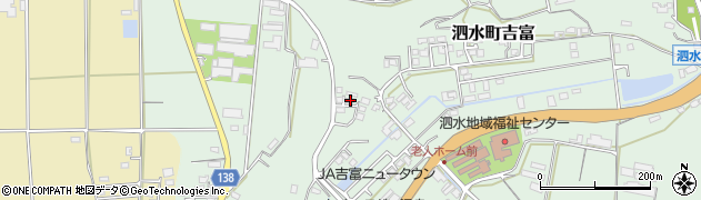 熊本県菊池市泗水町吉富2770周辺の地図