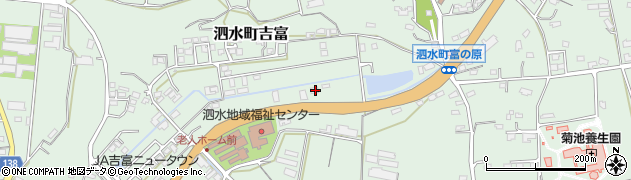 熊本県菊池市泗水町吉富3025周辺の地図