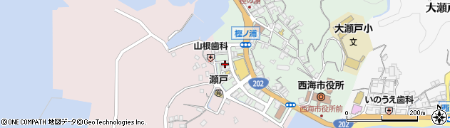 長崎県西海市大瀬戸町瀬戸樫浦郷2278周辺の地図