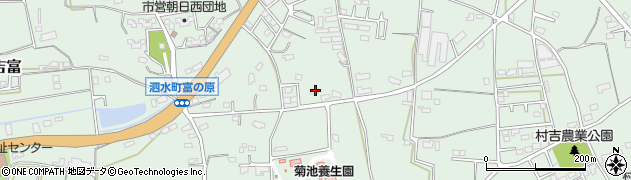 熊本県菊池市泗水町吉富2201周辺の地図
