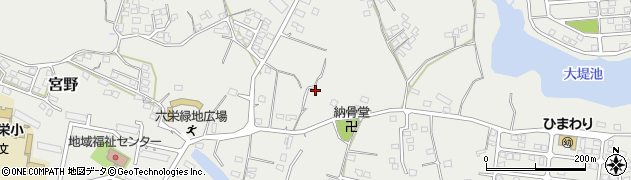 熊本県長洲町（玉名郡）宮野周辺の地図
