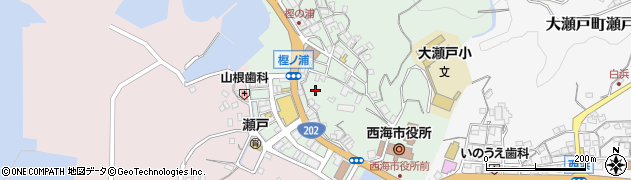 長崎県西海市大瀬戸町瀬戸樫浦郷2301周辺の地図