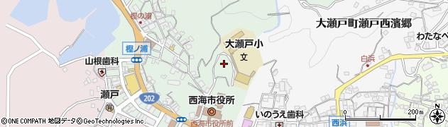 長崎県西海市大瀬戸町瀬戸樫浦郷2208周辺の地図