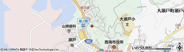 長崎県西海市大瀬戸町瀬戸樫浦郷2257周辺の地図