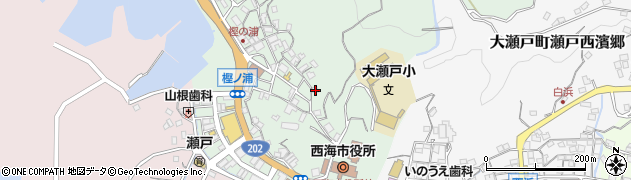 長崎県西海市大瀬戸町瀬戸樫浦郷2382周辺の地図
