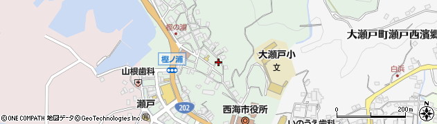 長崎県西海市大瀬戸町瀬戸樫浦郷2381周辺の地図