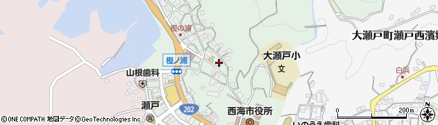 長崎県西海市大瀬戸町瀬戸樫浦郷2393周辺の地図