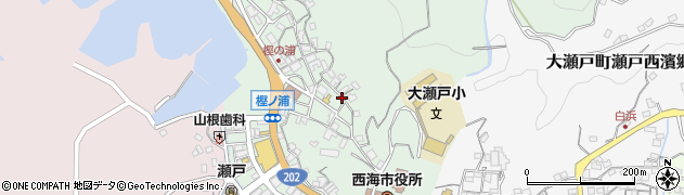 長崎県西海市大瀬戸町瀬戸樫浦郷2392周辺の地図