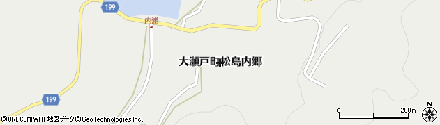長崎県西海市大瀬戸町松島内郷周辺の地図